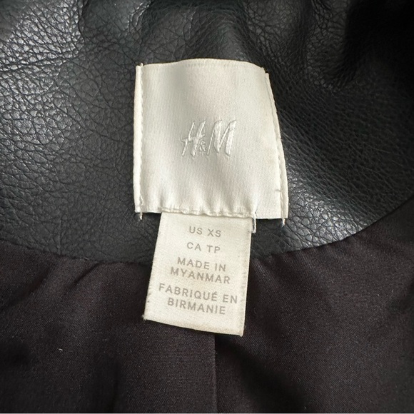H&M Coated Biker Jacket - Picture 3 of 3